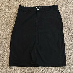 Inherit Clothing Company Ebony Black Remi Midi Skirt